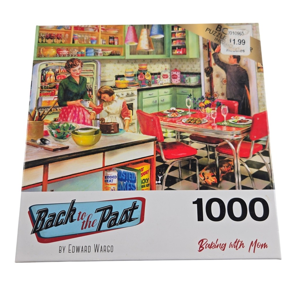 Cra-Z-Art Jigsaw Puzzle 1000pc Back to the Past Baking with Mom Wargo